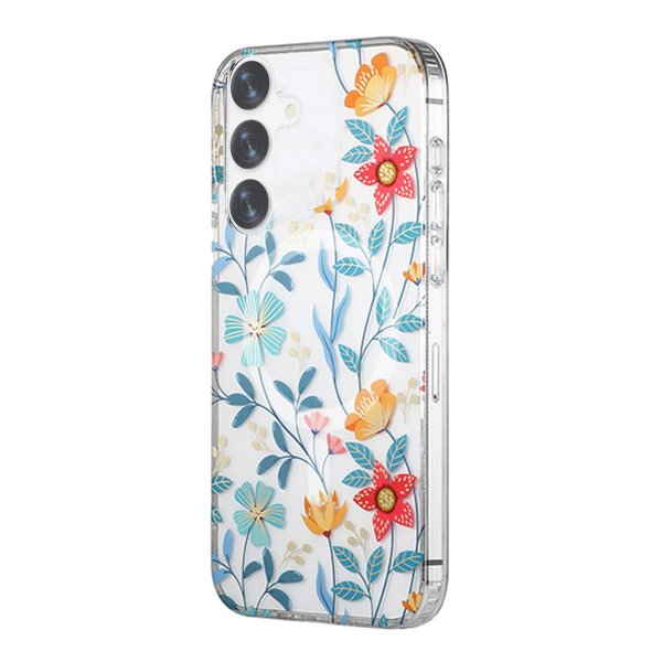 Samsung Galaxy S24 Plus Kuori Kukkakuvio MagSafe Oksat