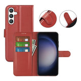 Samsung Galaxy S24 Plus Suojakotelo Jalustalla Ruskea