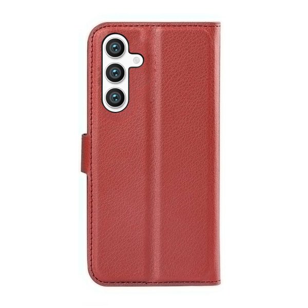Samsung Galaxy S24 Plus Suojakotelo Jalustalla Ruskea