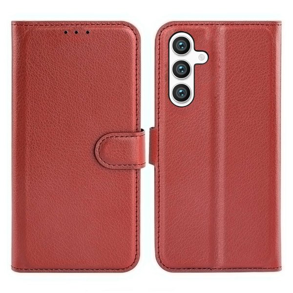 Samsung Galaxy S24 Plus Suojakotelo Jalustalla Ruskea