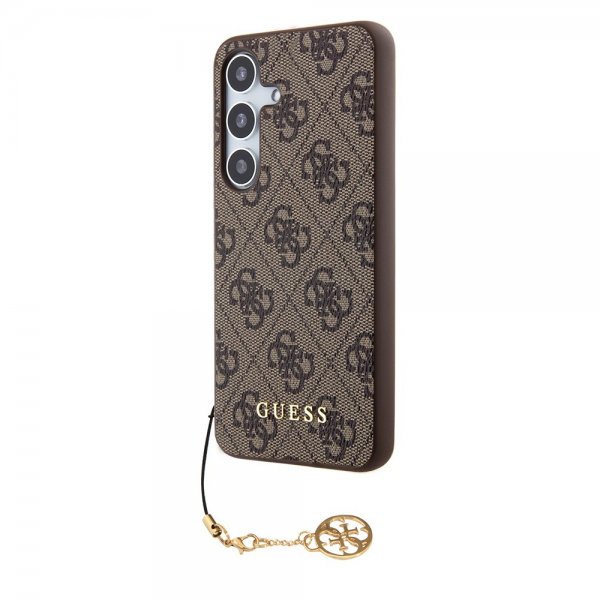Guess Samsung Galaxy S24 Plus Suojakuori 4G Charm Ruskea