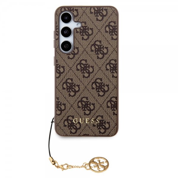 Guess Samsung Galaxy S24 Plus Suojakuori 4G Charm Ruskea