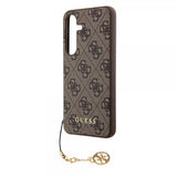Guess Samsung Galaxy S24 Plus Suojakuori 4G Charm Ruskea