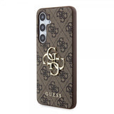 Guess Samsung Galaxy S24 Plus Suojakuori 4G Metal Logo Ruskea