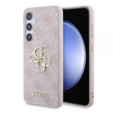 Guess Samsung Galaxy S24 Plus Suojakuori 4G Metal Logo Pinkki