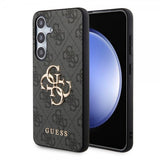 Guess Samsung Galaxy S24 Plus Kuori 4G Metal Logo Musta