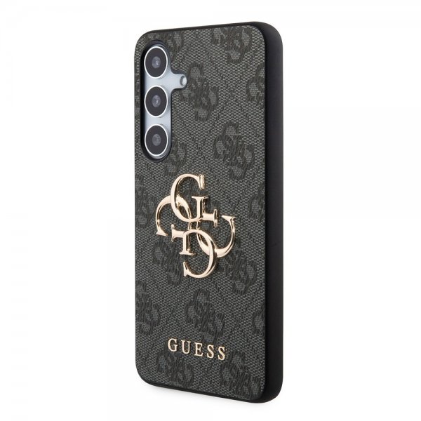 Guess Samsung Galaxy S24 Plus Kuori 4G Metal Logo Musta