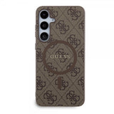 Guess Samsung Galaxy S24 Plus Kuoret 4G Pattern MagSafe Ruskea