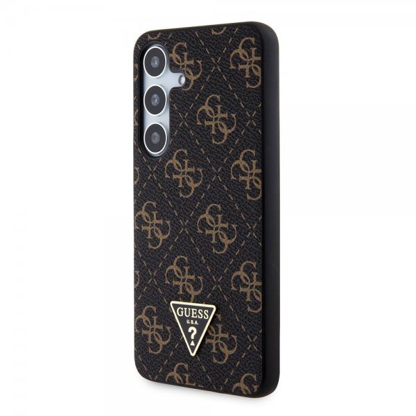 Guess Samsung Galaxy S24 Plus Kuoret 4G Print Grained Musta