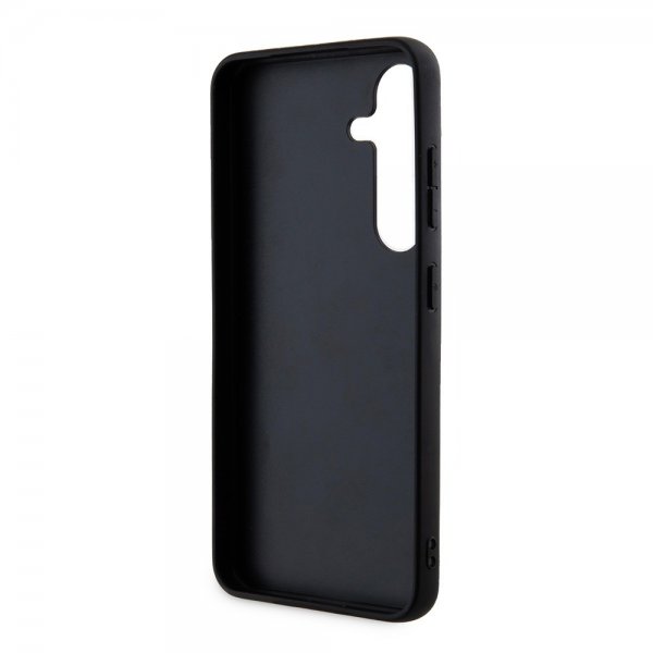 Guess Samsung Galaxy S24 Plus Kuoret 4G Print Grained Musta