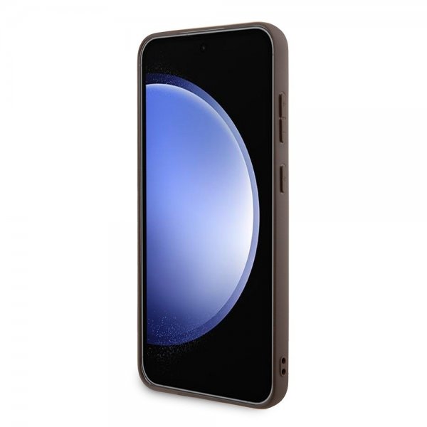 Guess Samsung Galaxy S24 Plus Kuoret 4G Print Grained Valkoinen
