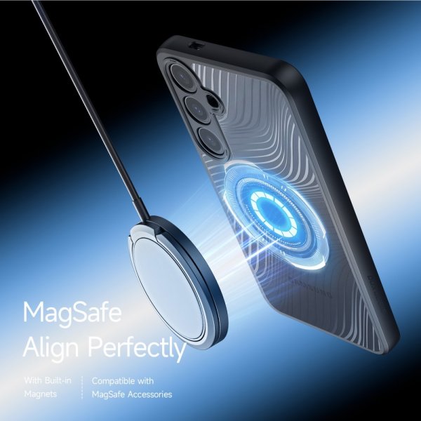 Dux Ducis Samsung Galaxy S24 Plus -kuori Aimo Series MagSafe Musta