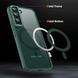 Samsung Galaxy S24 Plus Kuoret Värillinen Reuna MagSafe Vihreä