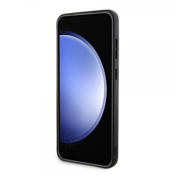 Guess Samsung Galaxy S24 Plus Suojakuori Grip Stand -toiminnolla, ruskea