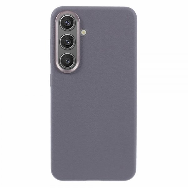 X-Level Samsung Galaxy S24 Plus Kuori Nahkakuviointi MagSafe Harmaa