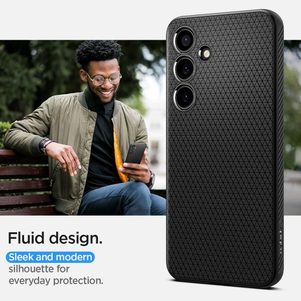 Spigen Samsung Galaxy S24 Plus Kuori Liquid Air Matte Black