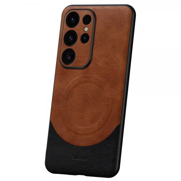 Sulada Samsung Galaxy S24 Plus Kuoret Magnetic Series Ruskea