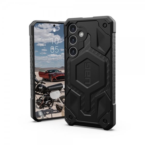 Urban Armor Gear (UAG) Samsung Galaxy S24 Plus -suojakuori Monarch Carbon Fiber Musta