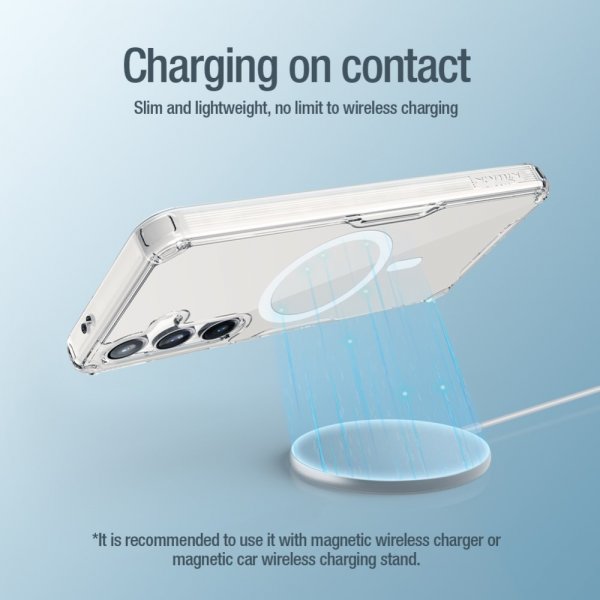 Nillkin Samsung Galaxy S24 Plus Kuori Nature Pro Series MagSafe Läpinäkyvä