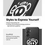 Ringke Samsung Galaxy S24 Plus -suojakuori, Onyx Design Graffiti2