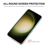Enkay Samsung Galaxy S24 Plus -kuori, kullattu reuna, kimalteleva MagSafe, vihreä