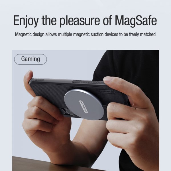 Nillkin Samsung Galaxy S24 Plus Kuori Super Frosted Shield Pro MagSafe Musta