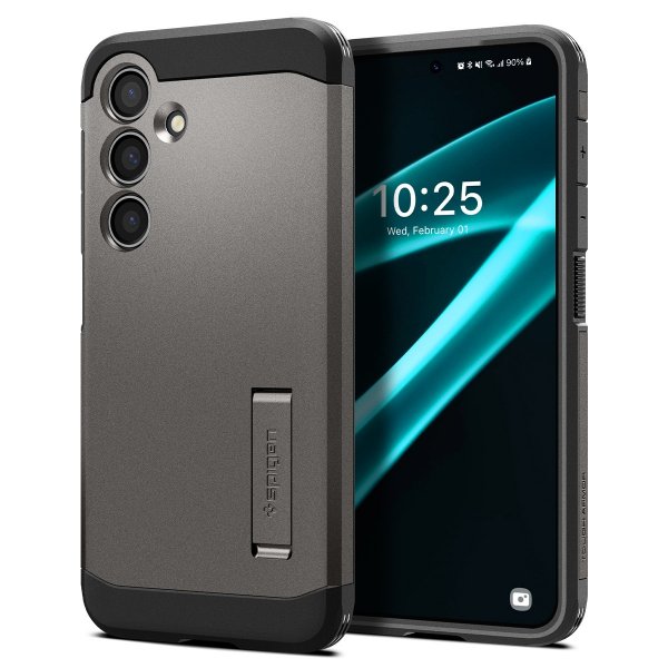 Spigen Samsung Galaxy S24 Plus Suojakuori Tough Armor Gunmetal