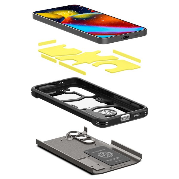 Spigen Samsung Galaxy S24 Plus Suojakuori Tough Armor Gunmetal