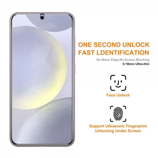 Enkay Samsung Galaxy S24 Plus -näytönsuoja asennuskehyksellä, helppo asennus