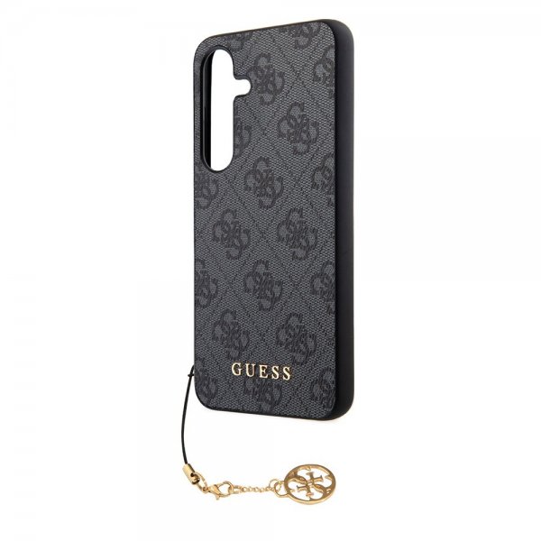 Guess Samsung Galaxy S24 -kuori 4G Charm Harmaa