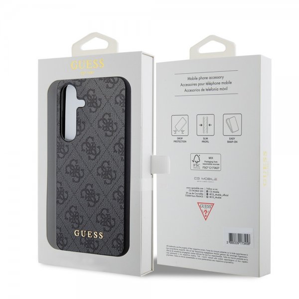 Guess Samsung Galaxy S24 -kuori 4G Charm Harmaa
