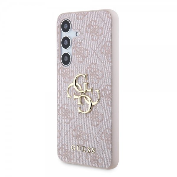 Guess Samsung Galaxy S24 Kuoret 4G Metal Logo Pink