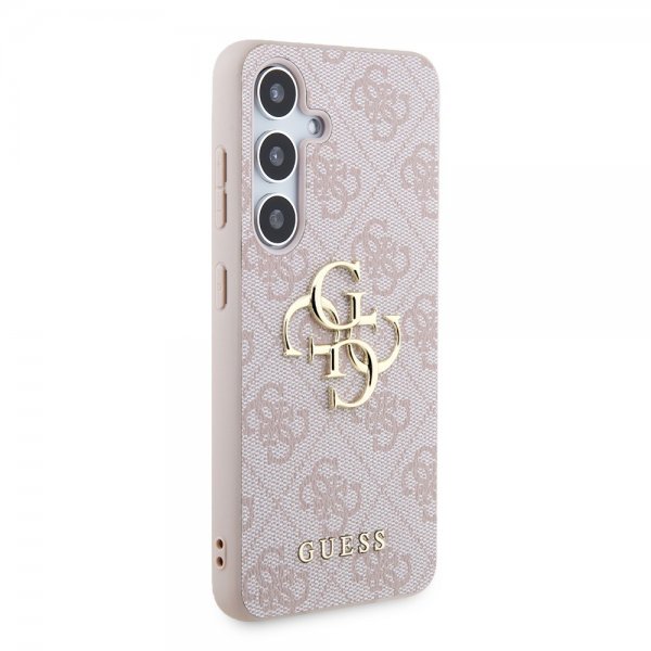 Guess Samsung Galaxy S24 Kuoret 4G Metal Logo Pink