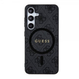 Guess Samsung Galaxy S24 Kuori 4G Pattern MagSafe Musta