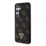 Guess Samsung Galaxy S24 Kuoret 4G Print Grained Musta