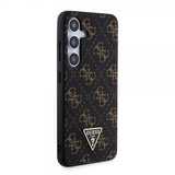 Guess Samsung Galaxy S24 Kuoret 4G Print Grained Musta