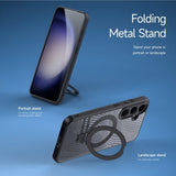 Dux Ducis Samsung Galaxy S24 -kuori Aimo Series MagSafe Kickstand, musta