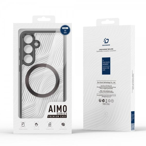Dux Ducis Samsung Galaxy S24 -suojakuori Aimo Series MagSafe Musta