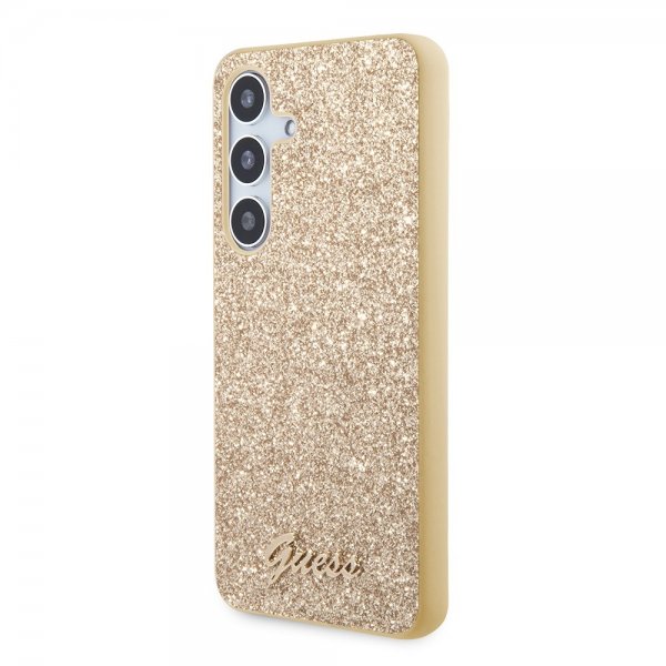Guess Samsung Galaxy S24 Kuori Fixed Glitter Kulta