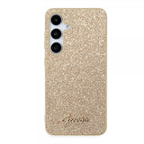 Guess Samsung Galaxy S24 Kuori Fixed Glitter Kulta