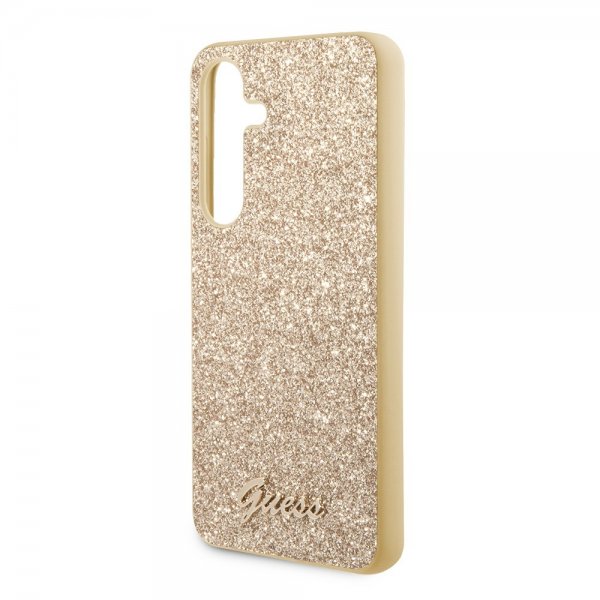 Guess Samsung Galaxy S24 Kuori Fixed Glitter Kulta