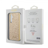 Guess Samsung Galaxy S24 Kuori Fixed Glitter Kulta