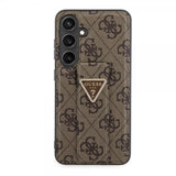 Guess Samsung Galaxy S24 Kuoret Grip Stand Function Ruskea