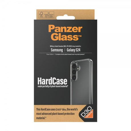 PanzerGlass Samsung Galaxy S24 HardCase D3O Läpinäkyvä