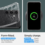 Spigen Samsung Galaxy S24 Kuori Liquid Crystal Glitter Crystal Quartz