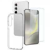Northjo Samsung Galaxy S24 Kuori, jossa näytönsuoja ja kameransuoja 3-in-1