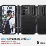 Spigen Samsung Galaxy S24 Kuori Optik Armor Musta