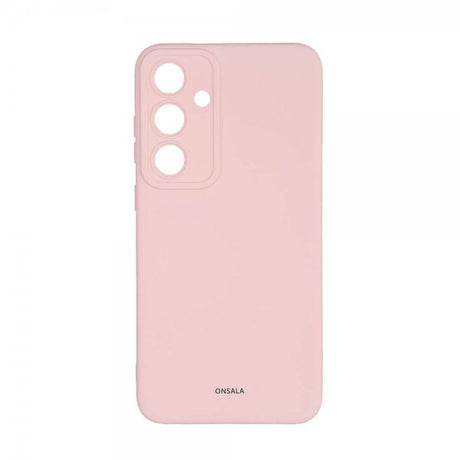 Onsala Samsung Galaxy S24 Kuori Silikoni Chalk Pink