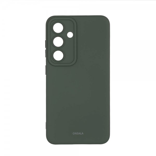 Onsala Samsung Galaxy S24 Kuori Silikoni Oliivinvihreä