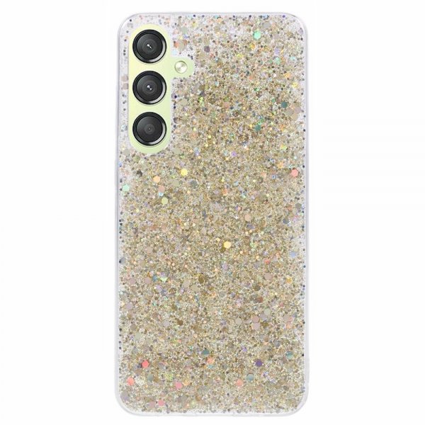 Nordic Covers Samsung Galaxy S24 Suojakuori Sparkle Series Citrine Gold